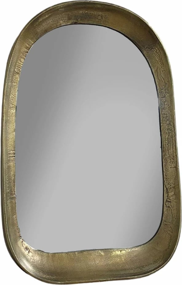 Pasqyrë CURBO, ngjyrë bronzi antike, 57x9.5x90cm