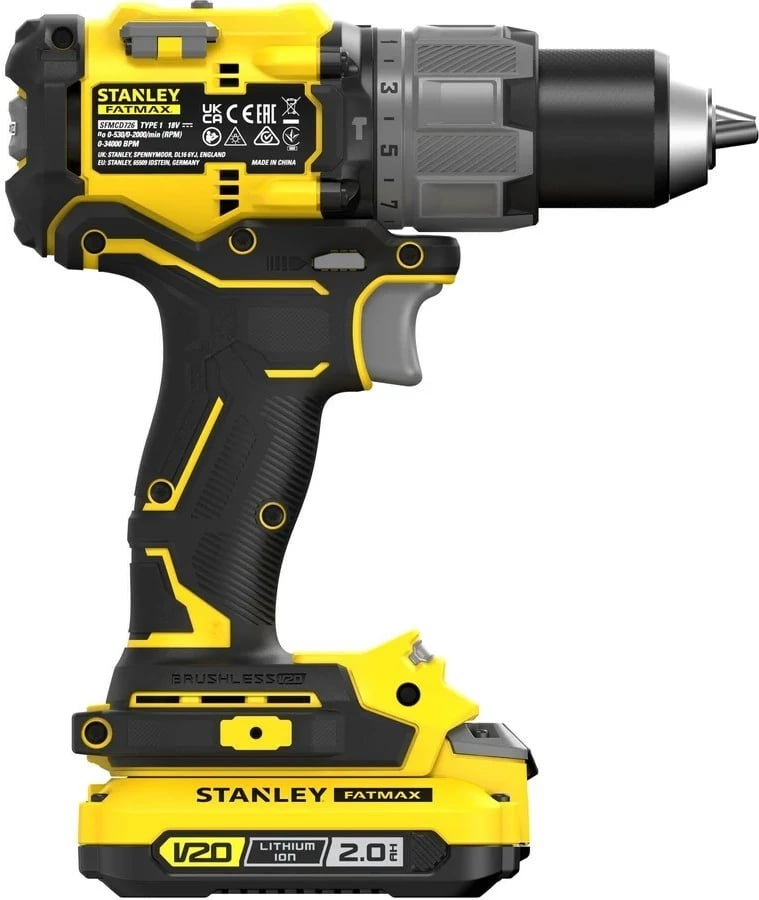 Makineri goditëse/vidash Stanley Fatmax SFMCD726D2K, 18V, 2x2Ah, e zezë/verdhe