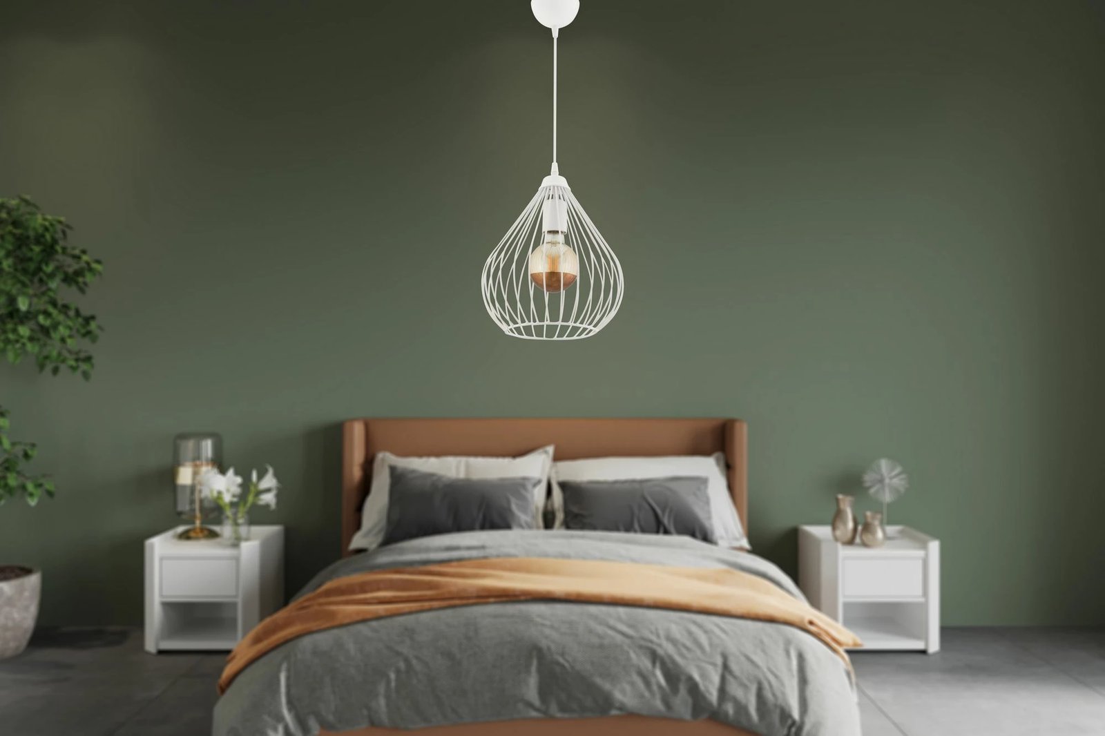 Llambë tavani Opviq, Pokles, e bardhë