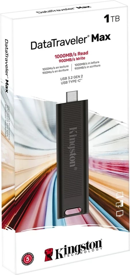 USB flash Kingston DataTraveler Max 1TB, USB 3.2 Gen 2, i zi