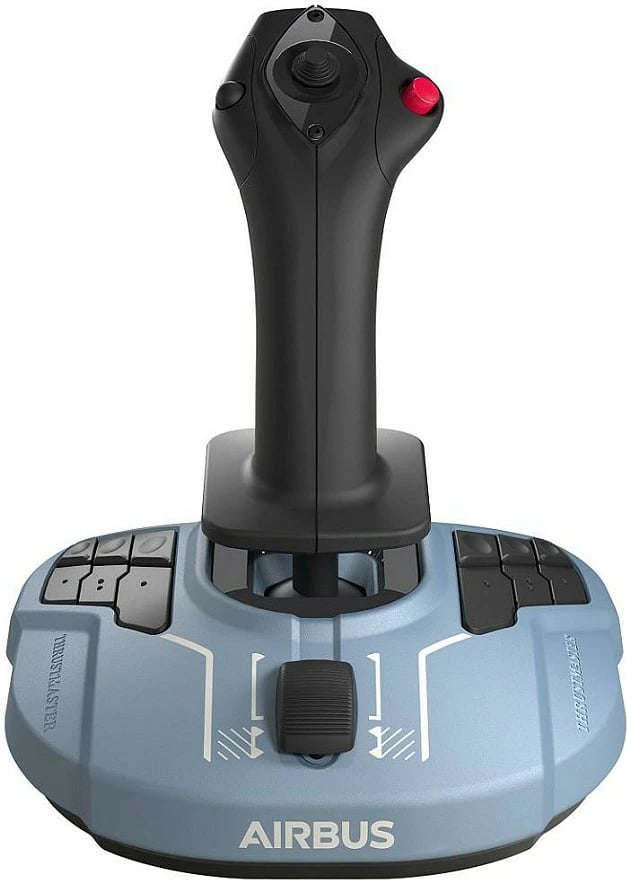 Joystick Thrustmaster TCA Officer Pack AIRBUS Edition për PC, 12 butona, USB, zi/blu