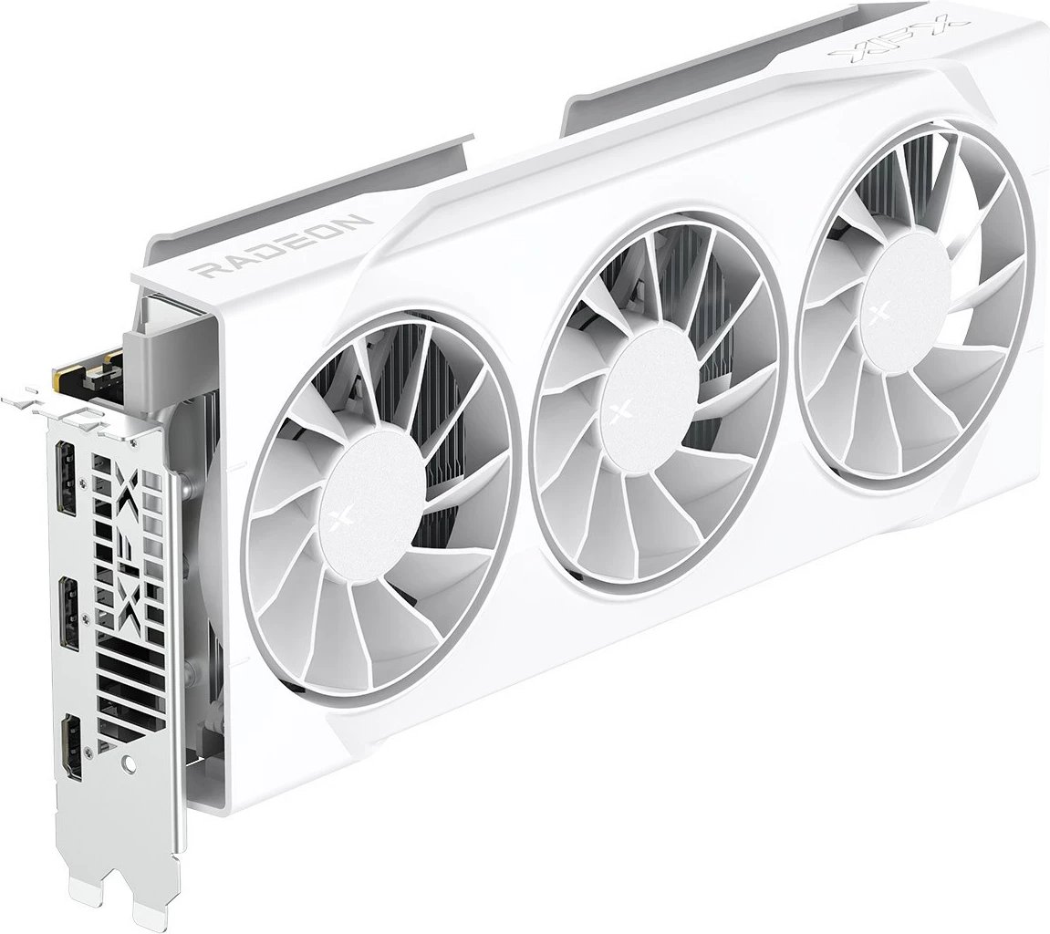 Kartë grafike XFX SWIFT RX 9060XT OC, 16 GB, 3-FAN, e bardhë