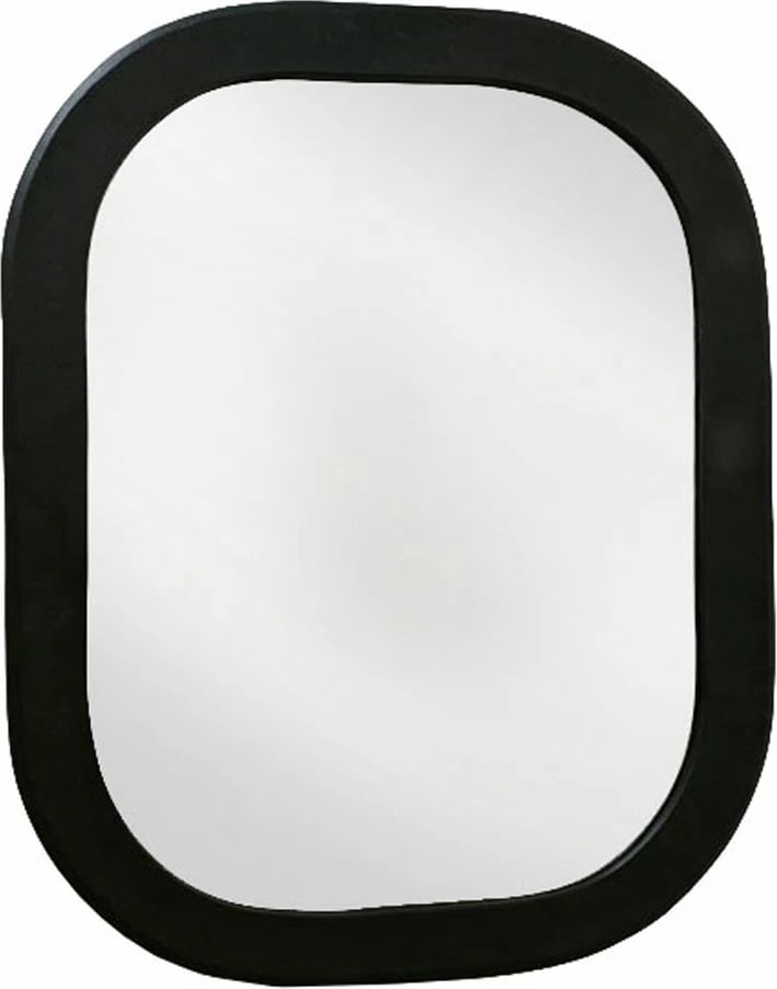 Pasqyrë LANDING 76, e zezë, 56x3x76cm