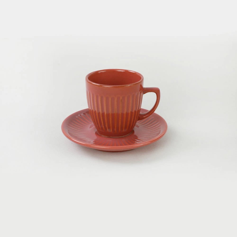 Set filxhanash kafeje (12 copë), Hermia Concept, portokalli, TK125012FQ16A000000MACD100