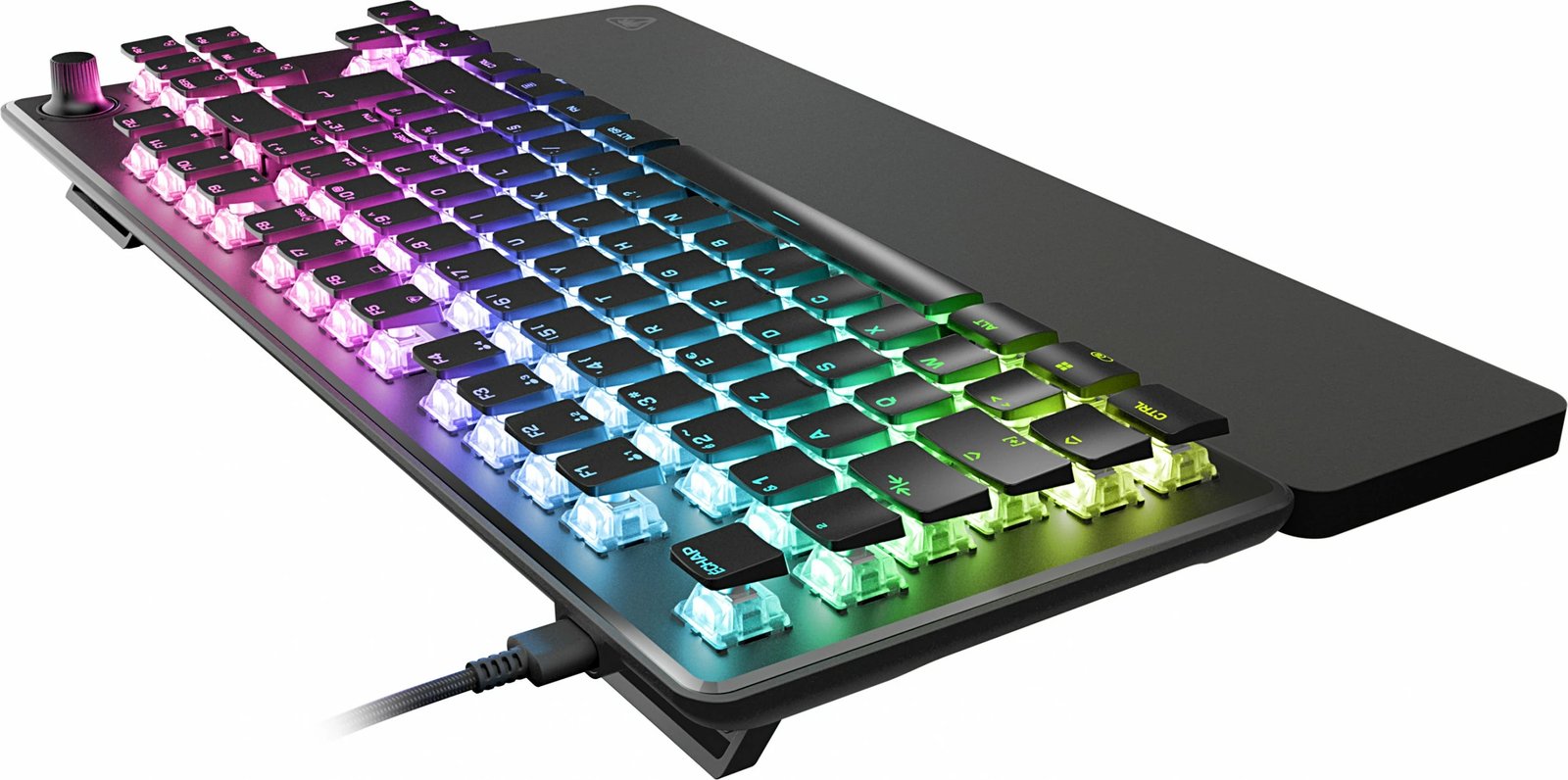 Tastierë Turtle Beach Vulcan II TKL Pro, Wired, AZERTY, RGB LED, E zezë