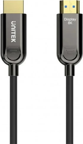 Kabëll HDMI optik UNITEK 8K 120Hz, 5m, i zi