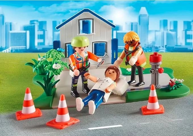 Set figurash Playmobil My Figures 70980 Rescue Operation, 120 pjesë