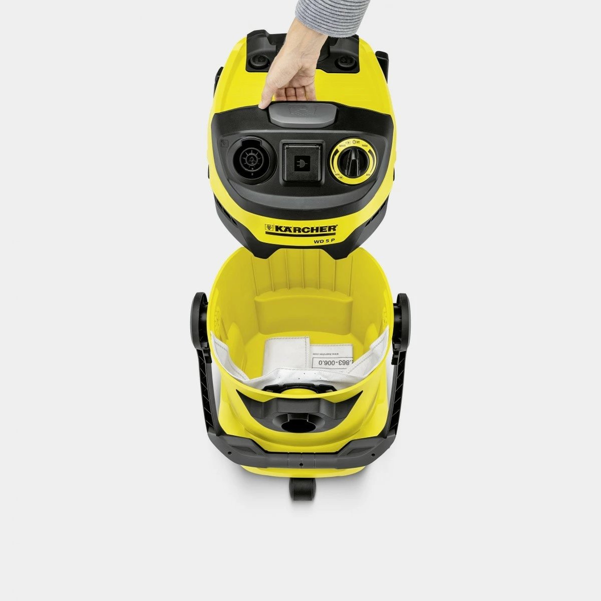 Qese filtri, Karcher, 2.863-006.0, për WD4/WD5/WD6, material jo-i endur, set 5 copë