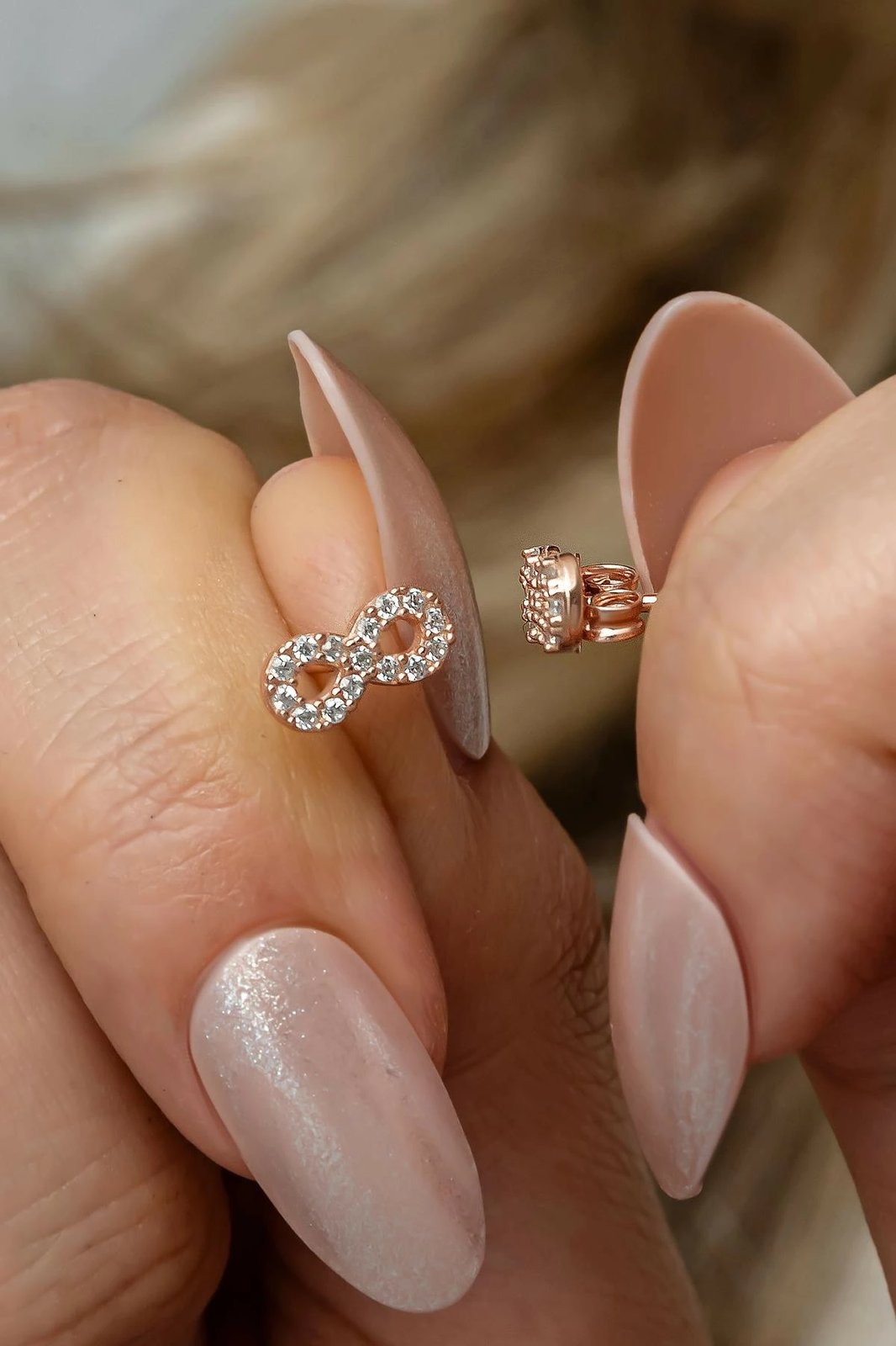 Vathë argjendi Jumeon, ngjyrë ari rozë, NRZ999483