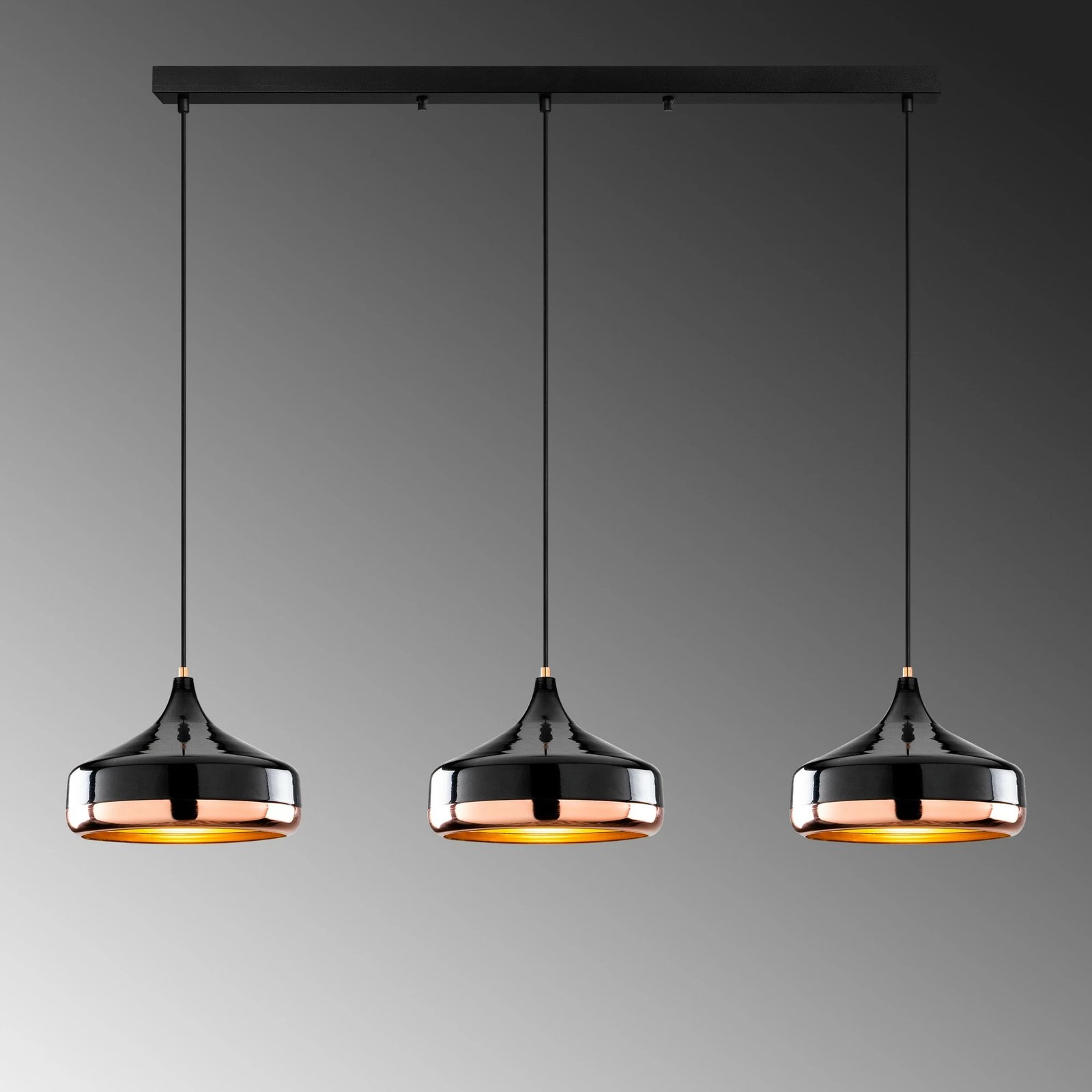 Llambë tavani Opviq, Yildo - L-253 - 1, ngjyrë e zezë