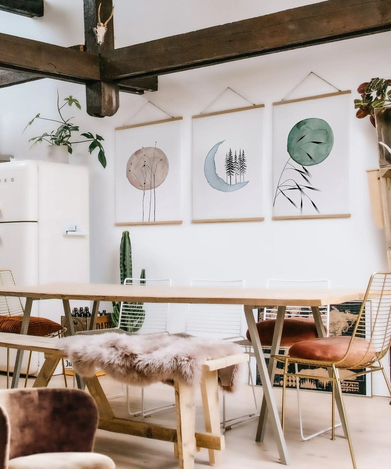 Pikturë dekorative me kornizë (3 copë), Wallity, SRG29