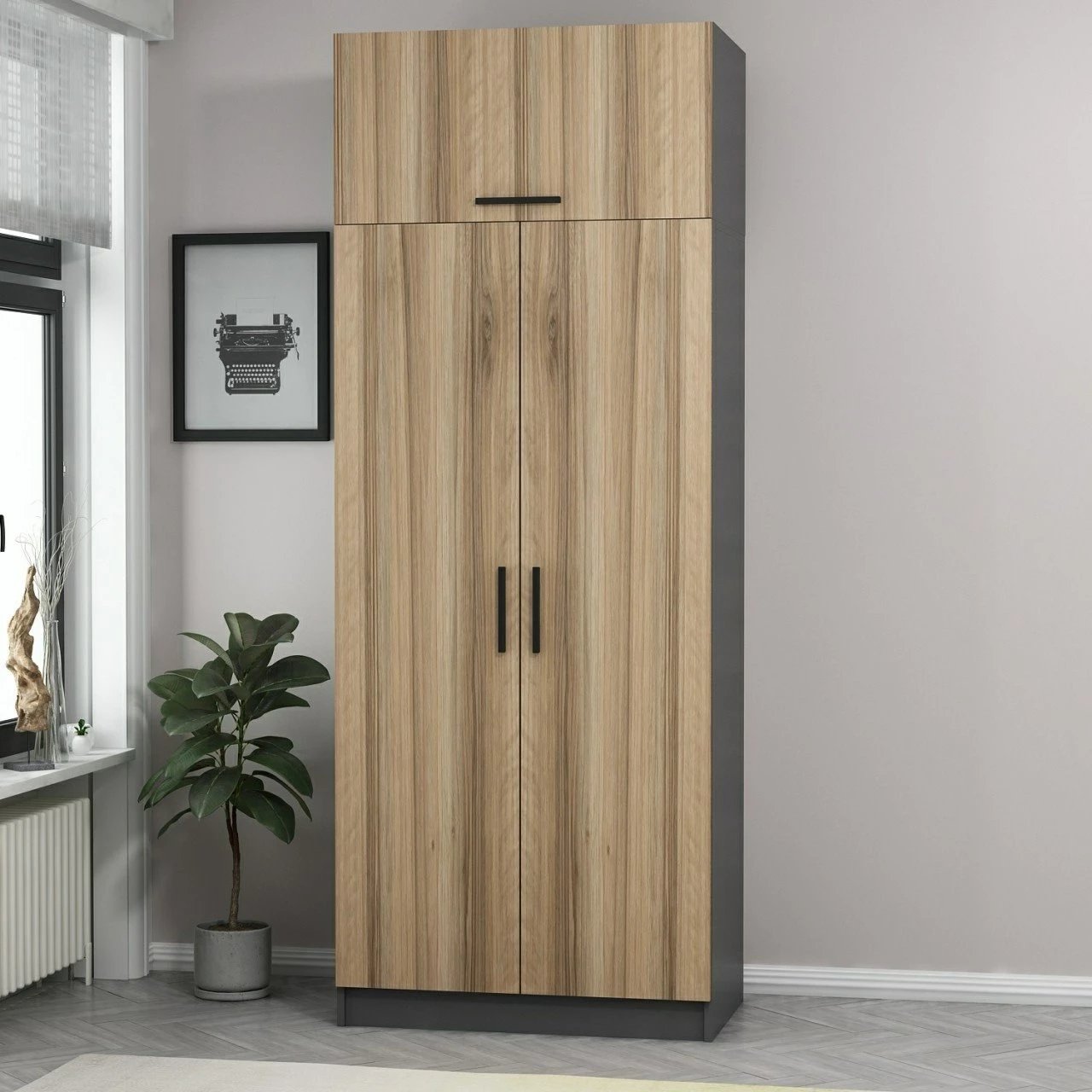 Dollap Skye Decor, ngjyrë lisi, 2231