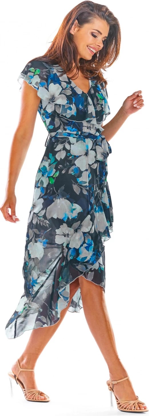 Fustan për femra awama 133674, blu e errët