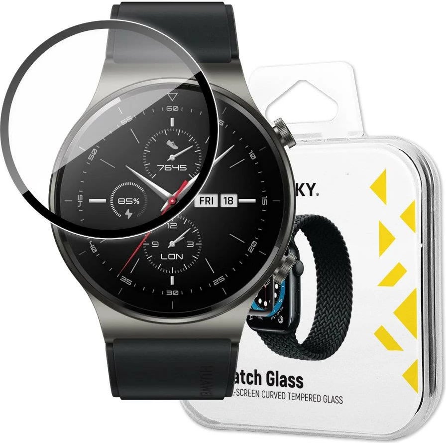 Xham hibrid mbrojtës për Huawei Watch GT 2 46mm, Wozinsky, i zi