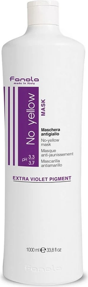 Maskë për flokë Fanola No Yellow për femra 1000ml