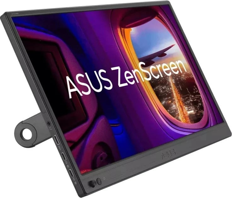 Monitor portativ Asus ZenScreen MB169CK, 15.6", IPS, FHD, USB-C, mini HDMI, Zi