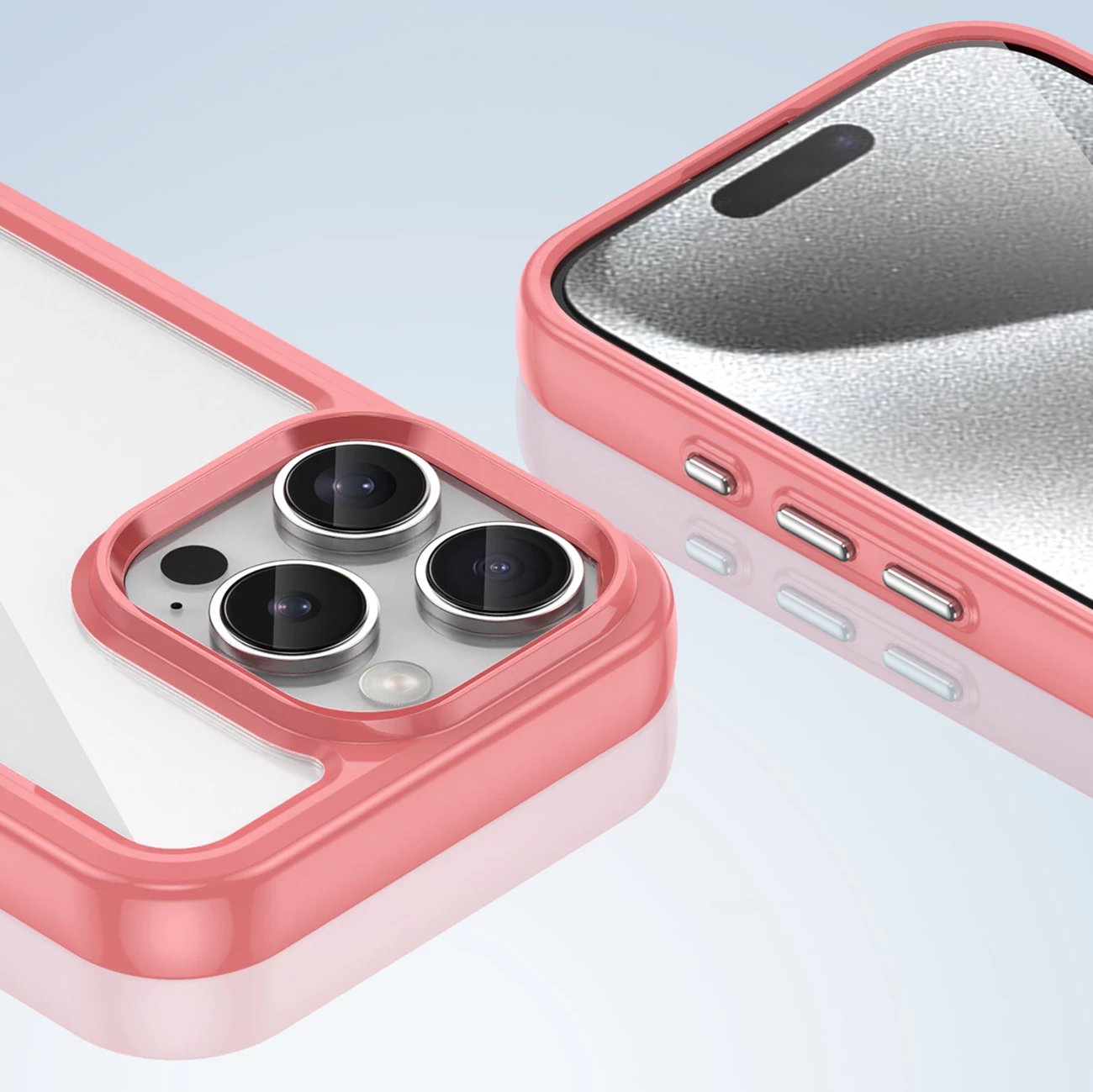 Mbështjellës Hurtel Outer Space Case për iPhone 16 Pro Max, TPU/PC, Kuqe