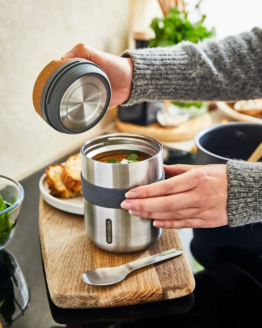Termos ushqimi BLACK+BLUM BAM-TPB015, 0.55L, Inox, Gri
