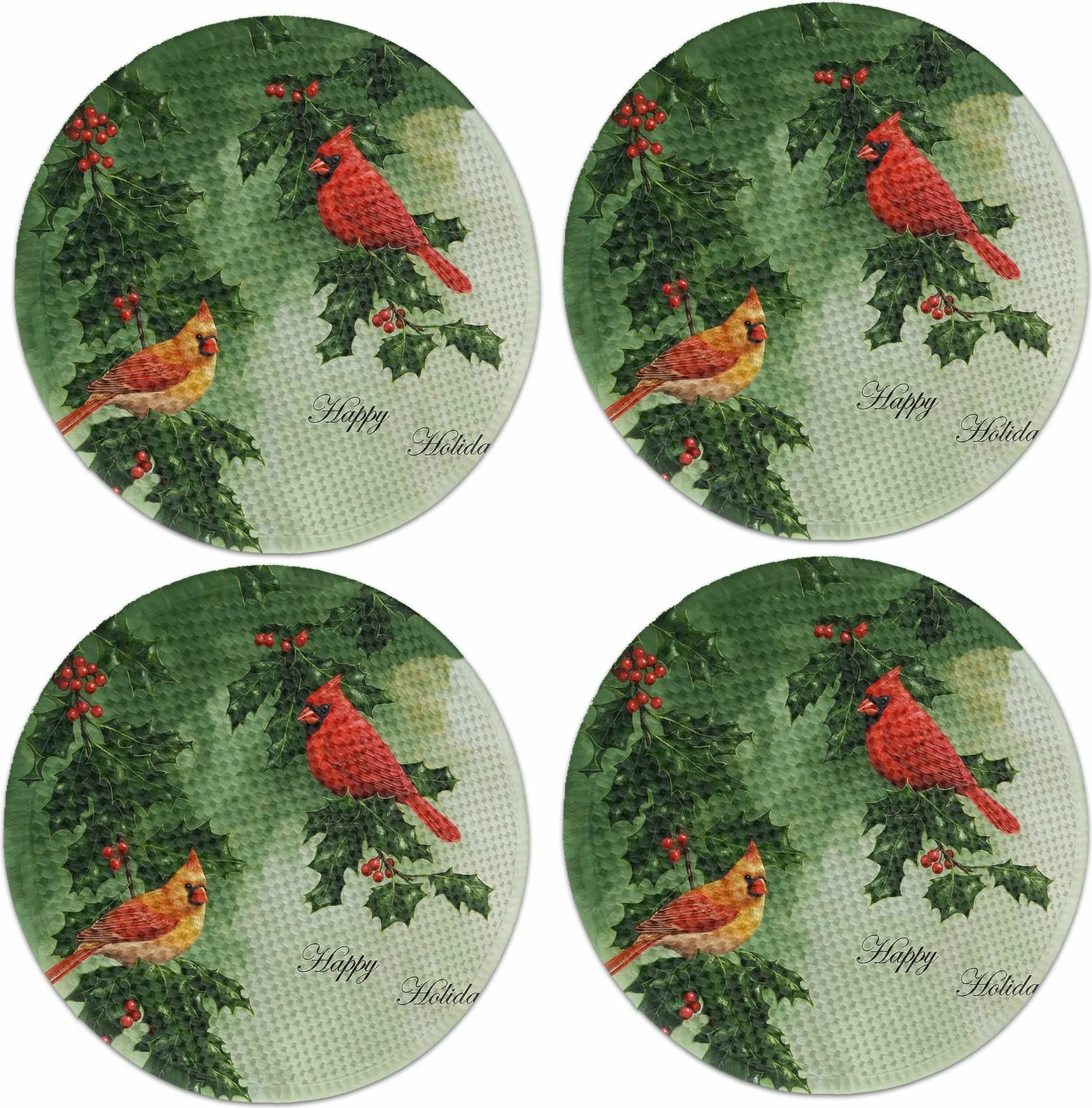 Nënshtrues tavoline Hermia Concept, shumëngjyrësh, 4 copë, 37cm