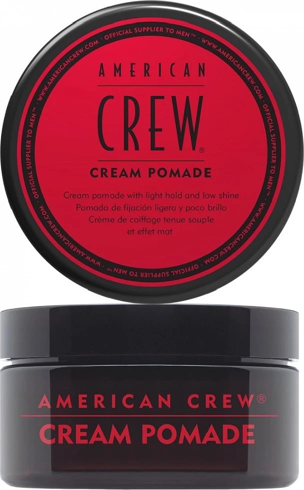 Pomadë për stilim flokësh American Crew Cream Pomade për burra 85g