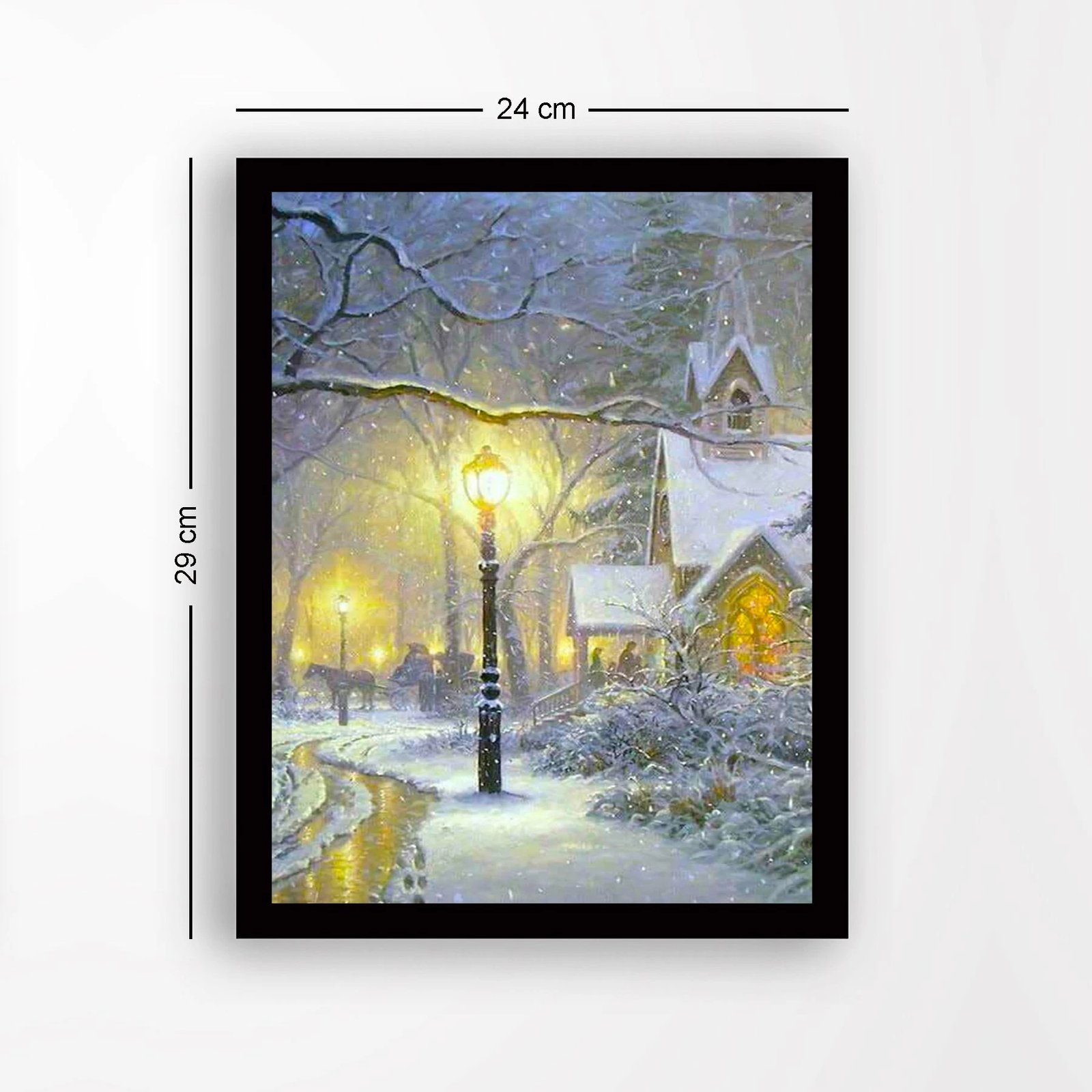 Pikturë dekorative me kornizë, MDF, shumëngjyrëshe, SC7436501493417