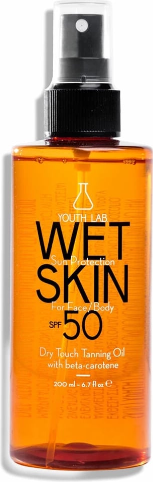 Vaj për nxirje Youth Lab Wet Skin, SPF50, 200 ml