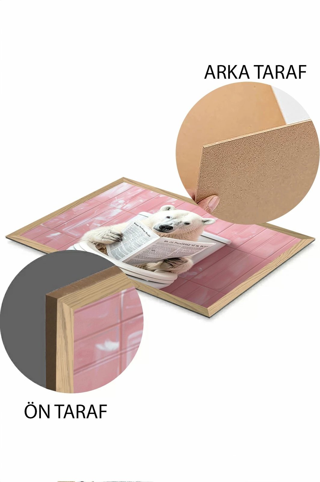 Pikturë dekorative, Wallity, Arthynmodelyty2030-58, shumëngjyrëshe, 20x30cm