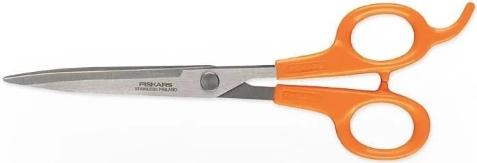 Gërshërë flokësh Fiskars 17cm, portokalli