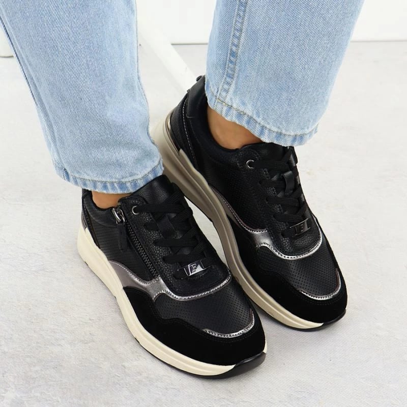 Këpucë femra Filippo DP7105/25, të zeza