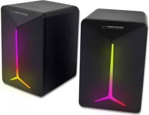 Altoparlantët me USB Esperanza, me LED Rainbow Frevo EGS105