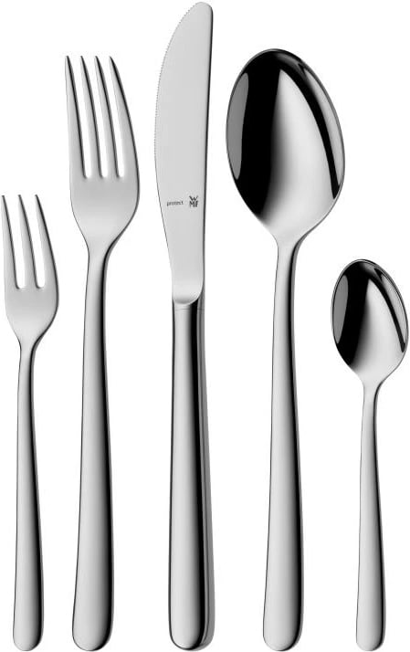Set takëmesh WMF Kult Plus 12 6000 6341, për 12 persona, çelik inox Cromargan protect, thika të farkëtuara, 66 copë
