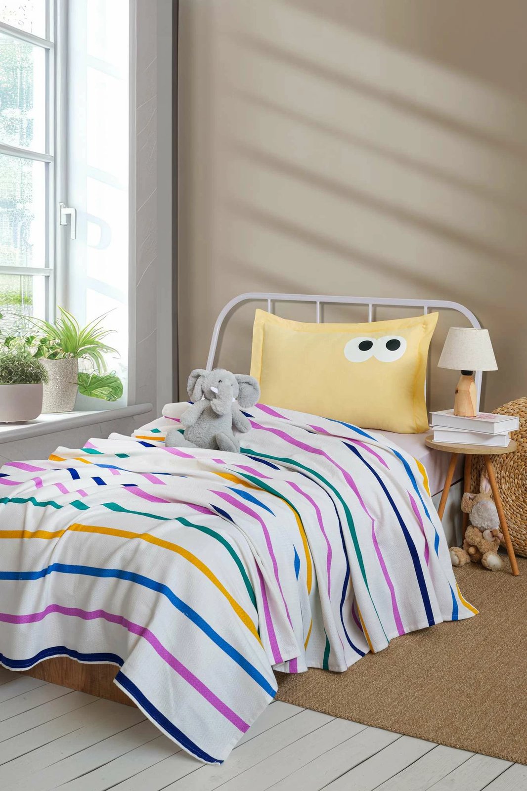 Set piké teke Funny, ngjyrë e verdhë