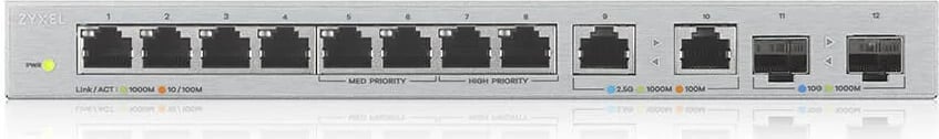 Switch Zyxel XGS1010-12-ZZ0102F, Gri