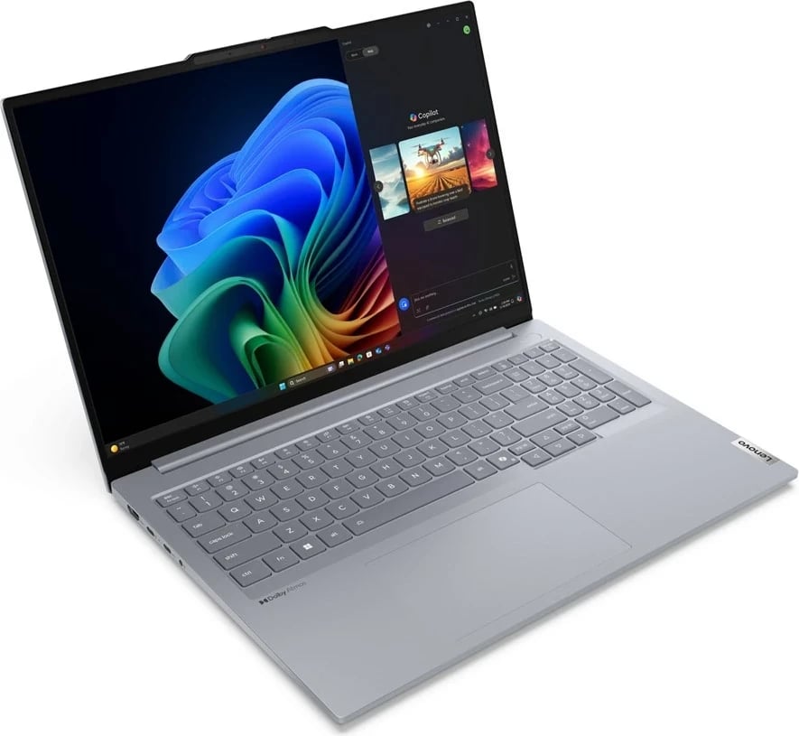 Laptop Lenovo ThinkBook 16 Gen 7, 16", Qualcomm Snapdragon X Plus X1P-42-100, 32GB RAM, 1TB SSD, hiri