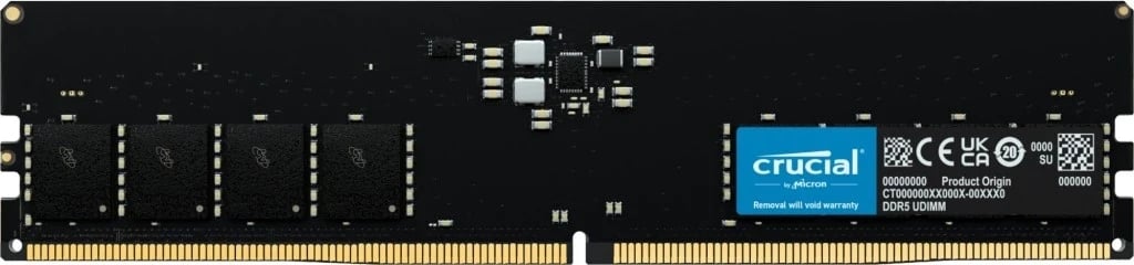 RAM memorie Crucial, 8GB RAM, 4800MHz, DDR5