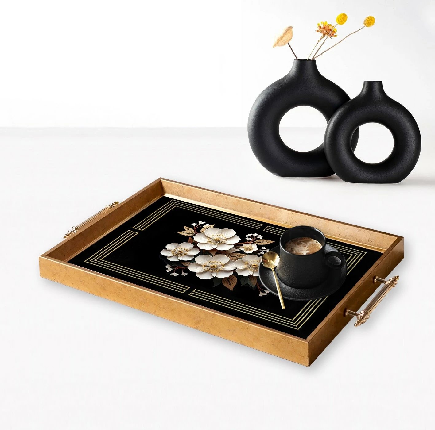 Tabaka dekorative prej qelqi, dizajn Aberto, TPEA9934, shumëngjyrëshe