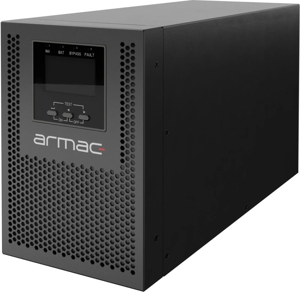 UPS Armac Office On-Line PF1 T/1000I/PF1/DF, 1000VA, 4x IEC C13, Kasa metalike, E zezë