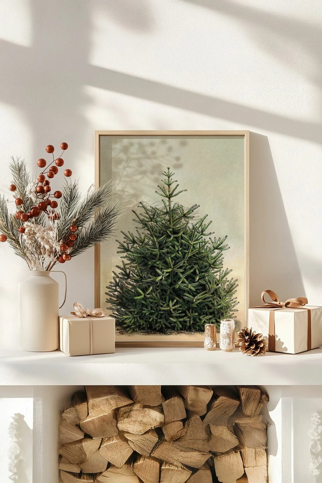 Pikturë dekorative me kornizë, Wallity, Nwyearsngmdl64, shumëngjyrëshe, 33x48cm