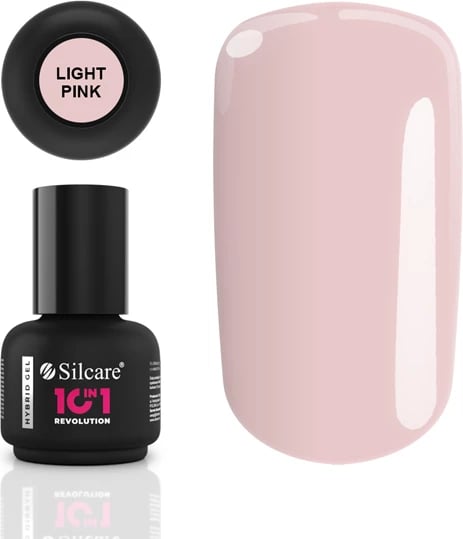 Hybrid Gel për thonj për femra Silcare 10in1 Revolution Light Pink 15g Hybrid Gel për thonj për femra Silcare 10in1 Revolution Light Pink 15g