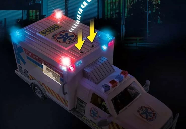 Set lodrash Playmobil City Action Ambulance, 93 pjesë