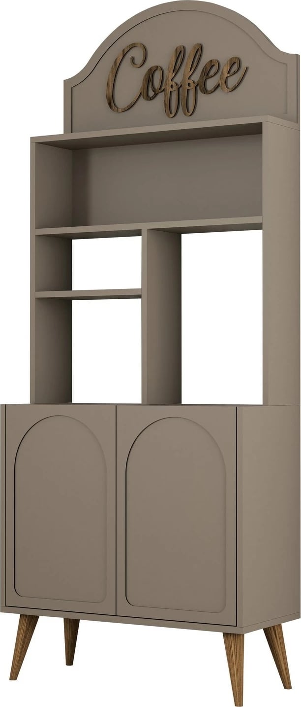 Dollap për kafe, ngjyrë Atlas dhe arre, Skye Decor, 81.3x201x35cm