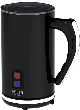 Frother dhe ngrohës qumështi Adler AD 4478, Automatik, i Zi dhe i Bardhë