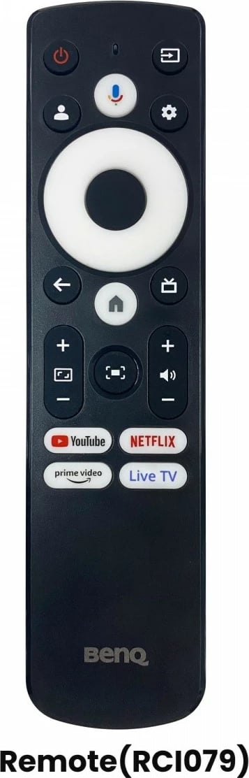 Projektor, BenQ TK705i, 4K UHD, 3000 ANSI lm, DLP LED, Google TV, HDMI, gri