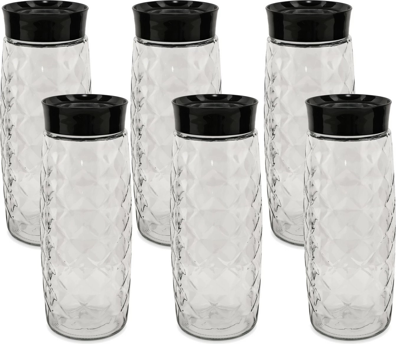 Set kavanozash (6 copë), Hermia Concept, C-00396