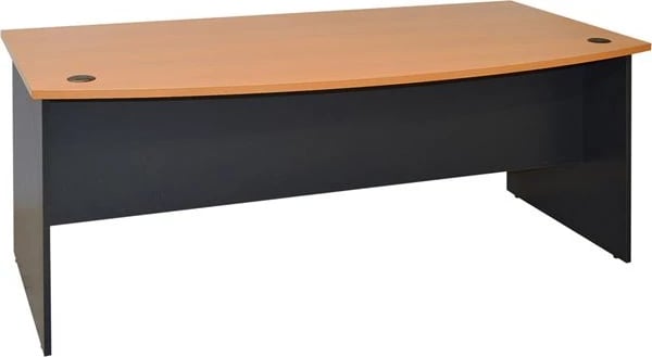 Tavolinë profesionale për zyre, 180x93.5x74.6, FH2017.01, ngjyrë gri-lisi