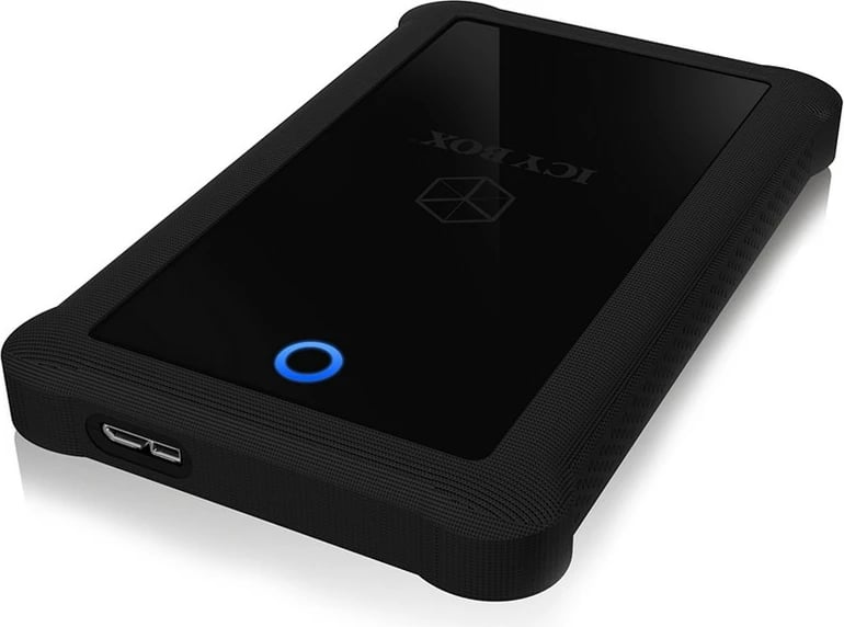 Kasë IcyBox IB-233U3-B për HDD/SSD 2.5", USB 3.0, e zezë