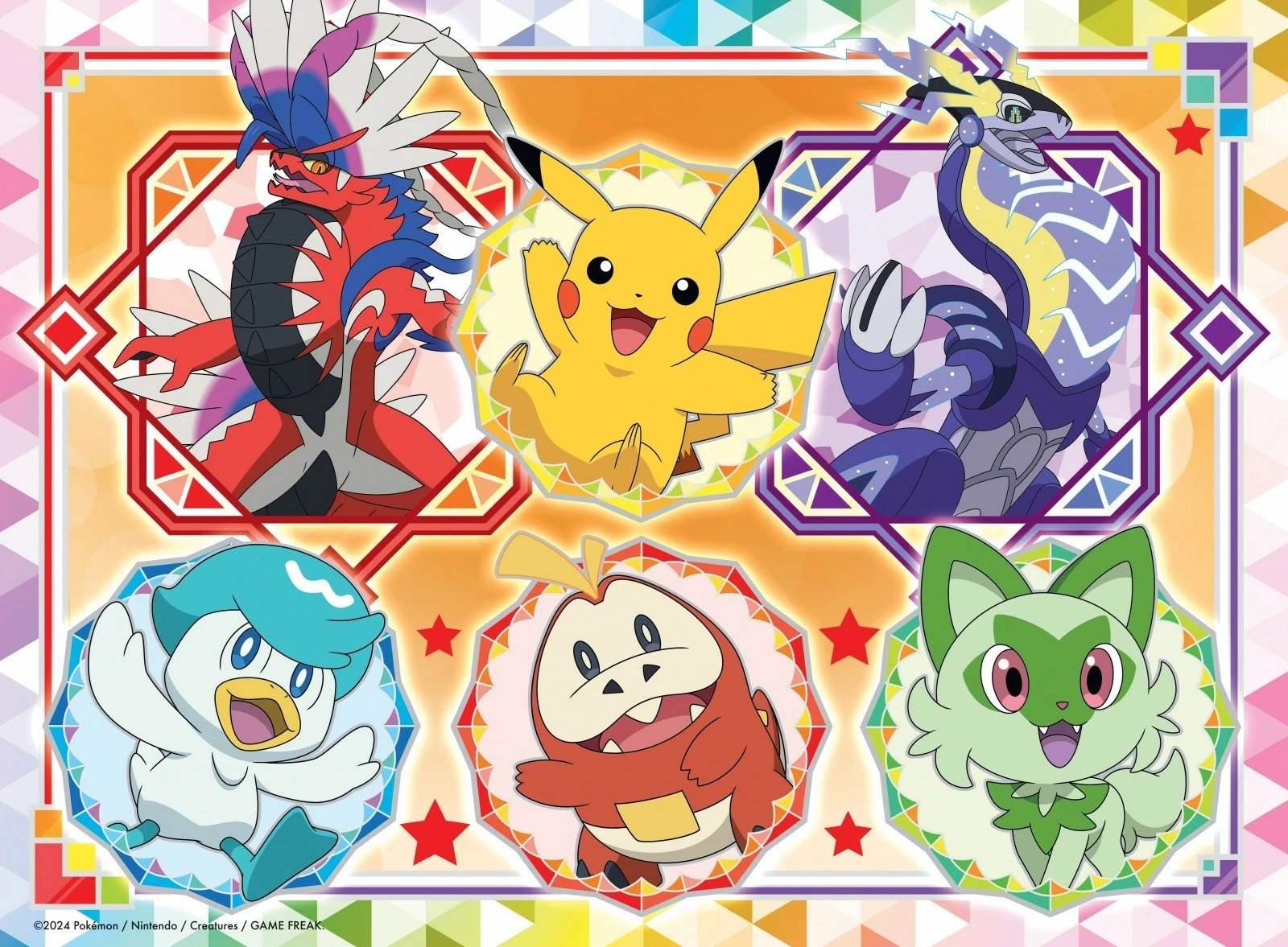 Puzzle Pokémon Ravensburger 100 pjesë XXL për fëmijë