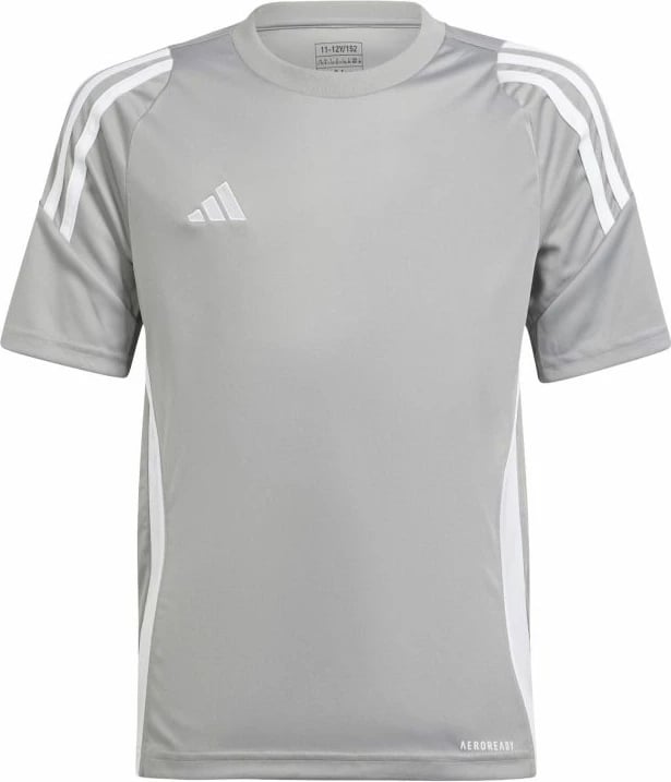 Fanellë stërvitore për fëmijë adidas, gri