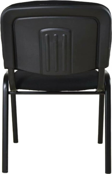 Karrige vizitori nextdeco 13839-09, Alumini i zi, 55x41x83.5 cm