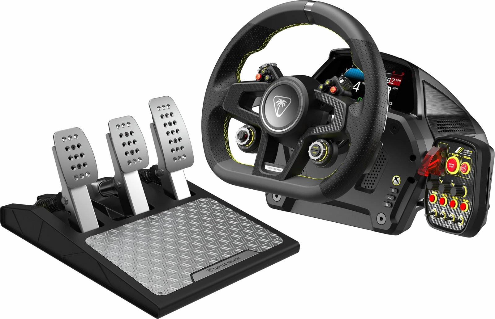 Set timoni e pedale Turtle Beach VelocityOne, PC, Xbox One, Xbox Series S/X, i zi